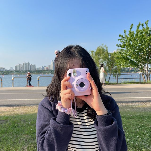 사람 별로 없는 한적한 ‘잠실한강공원’🧺