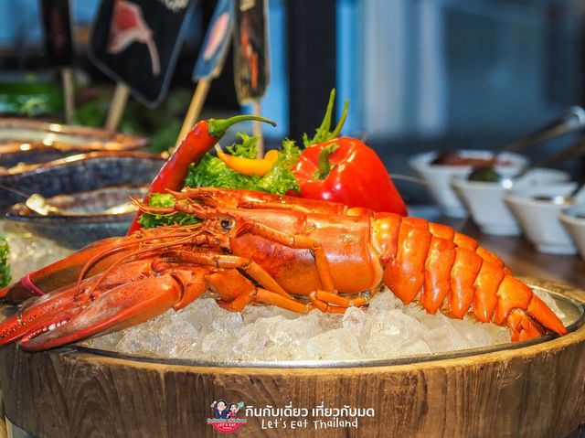 บุฟเฟ่ต์จุก ๆ ได้ Lobster คนละ 1 ตัว