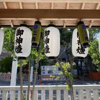 神戸生田神社の末社「大海神社」海運関係の神様に夏の交通安全を祈願