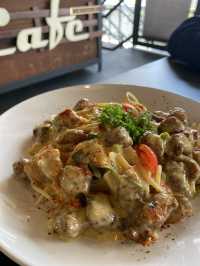 Hidden Gem Cafe in Street Market