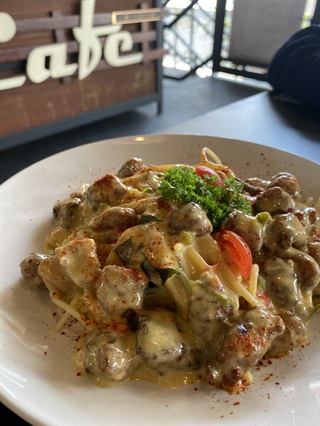 Hidden Gem Cafe in Street Market