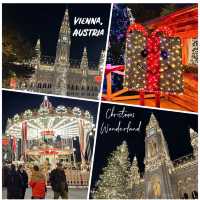 Viennese Christmas wonderland at city hall sq