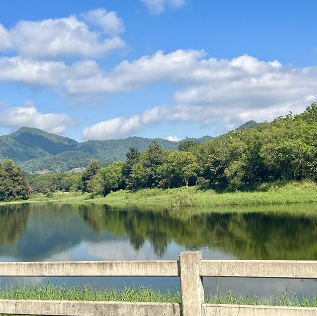 Relaxing and enjoying at Singha park