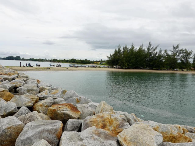 ที่เที่ยวสงขลา หาดบ่ออิฐ ทะเลสวย 🌴🌴