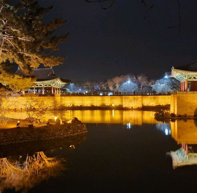 경주 야경, 동궁과 월지, 월정교