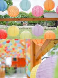 【大宮】ランタンの回廊がかわいい🏮青葉園
