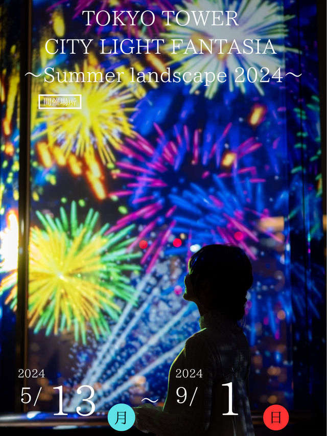 【夏を感じるプロジェクションマッピング！☀️】室内で見れる夏景色が美しい！✨