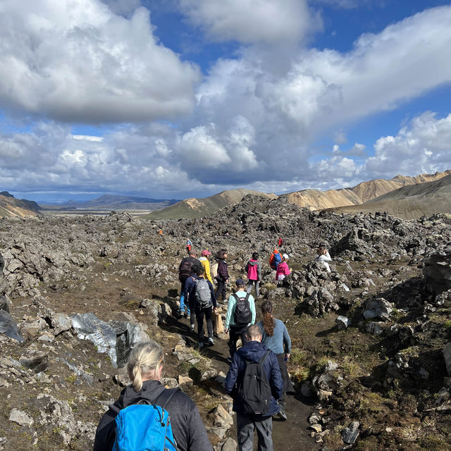 Mount Bláhnjúkur hike