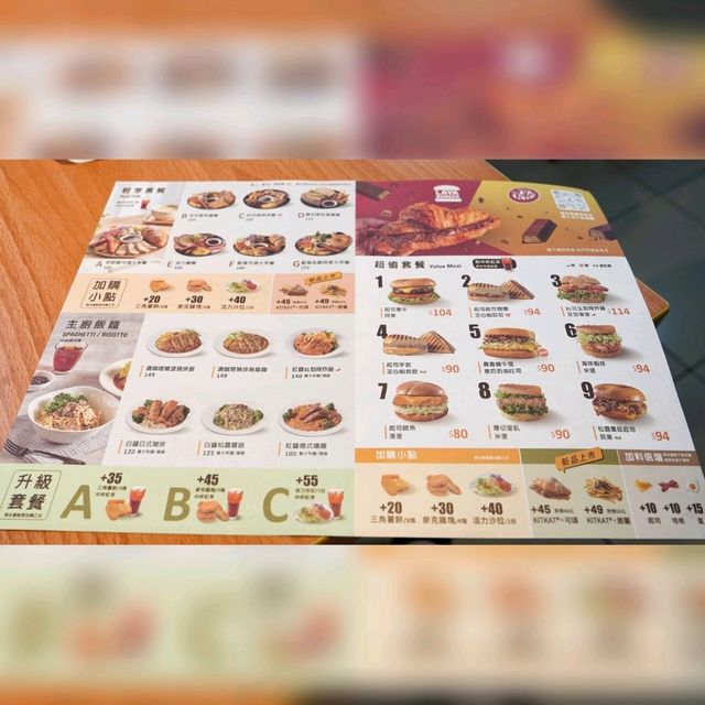 台灣本地連鎖早餐店😋