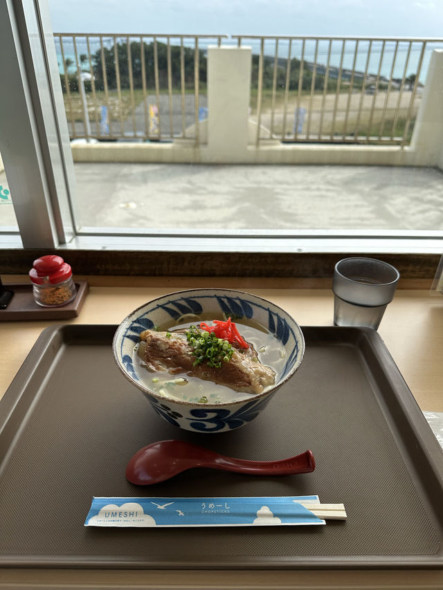 〜沖縄県〜海の駅で食べる絶景、絶品宮古そば！