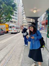 นั่งรถรางเที่ยวฮ่องกงฝั่งCentral และWan Chai