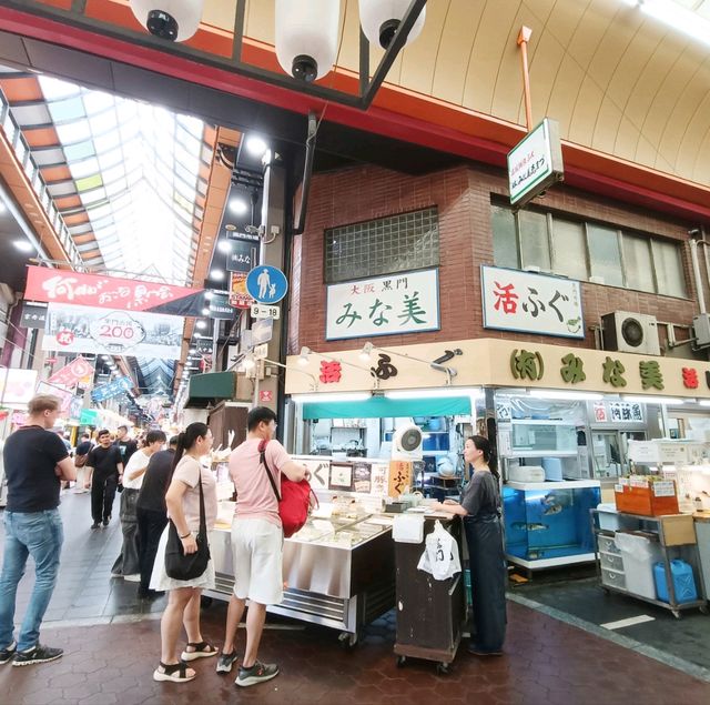 大阪旅行では定番だけど、やっぱり行きたくなる黒門市場