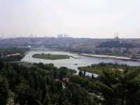 Bosphorus River view between Europe and Asia