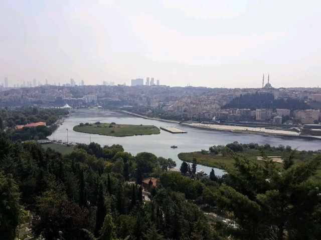 Bosphorus River view between Europe and Asia
