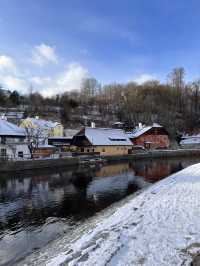潔白的庫倫洛夫Český Krumlov