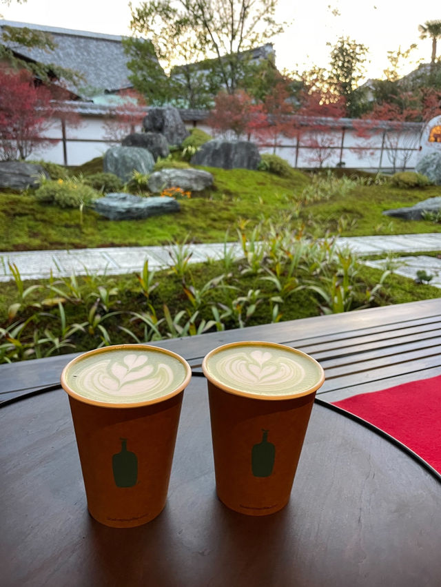 京都観光🍁 建仁寺塔頭西来院🍁ブルーボトルコーヒー☕️💙