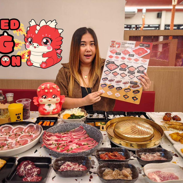 Red G Mon ร้านบุฟเฟ่ต์ปิ้งย่างแห่งใหม่คู้บอน