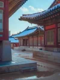 겨울 흰눈이 펑펑내리면 꼭 가야되는 서울 여행지“경복궁”