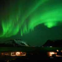 The universe is calling ⚡️Northern light in Svolvær, Norway 🇳🇴 