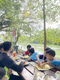 Traditional breakfast in Gunung Reng 