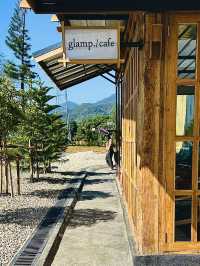 Minimal cafe with good mountain view