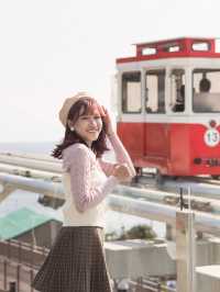 釜山🇰🇷海雲台膠囊列車cafe🚡