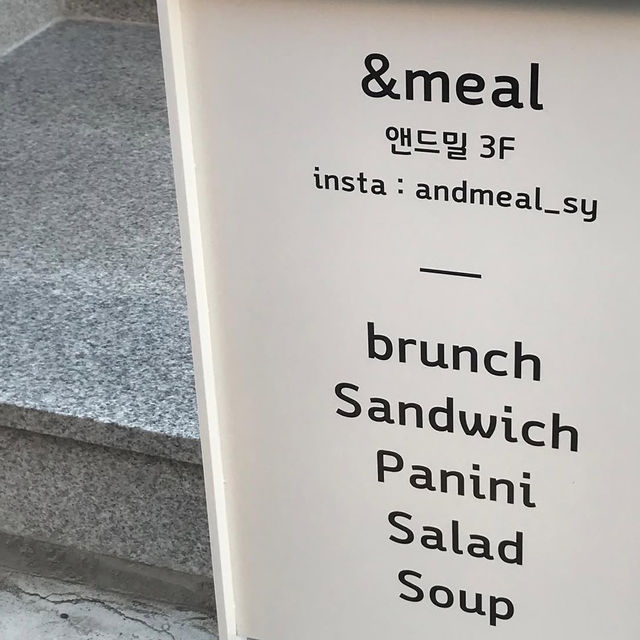 【ソンス】ブランチに最適🥪&meal