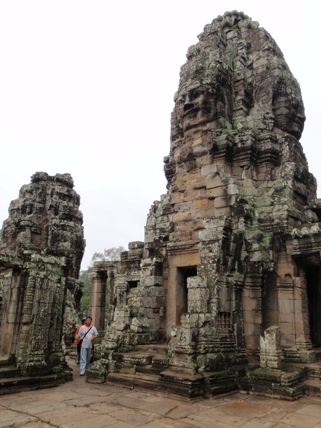Whispers of Stone: A Morning at Bayon Temple