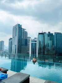 Skyline Serenity: KL Tower Views from Man Tao Bar’s Infinity Pool