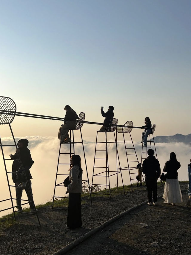 🎯【北海道・富良野雲海テラス（トマム）】朝焼けと雲海が出会う、天空のティータイム 