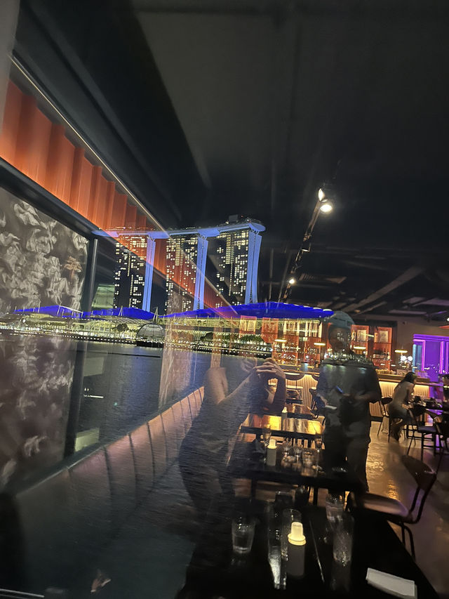 Amazing MBS view from a bar 