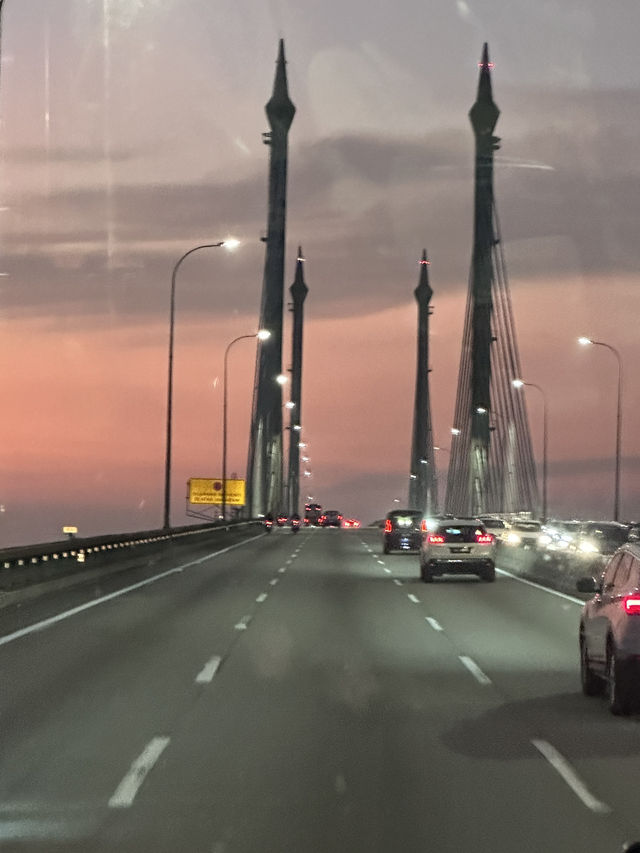 🌅 “Chasing dawn over the Penang Bridge “ 
