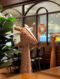Coffee Stop With a Giraffe View