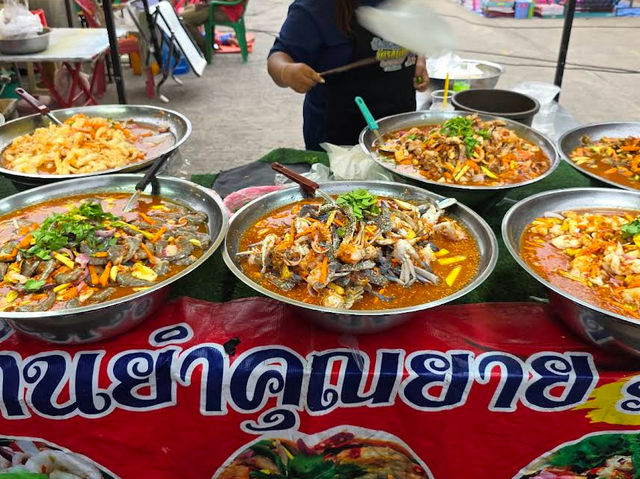 Small market with all in for dinner