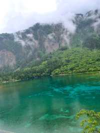 Peacock Lake in Sichuan, Nature Showing Off a Little