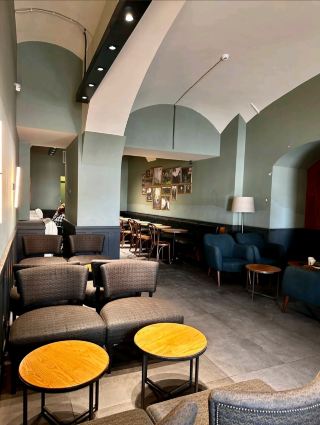Starbucks | A familiar rest stop during my trip to Brasov