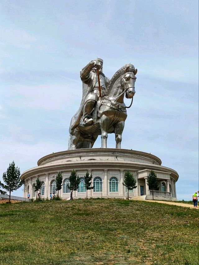 Standing in Awe at the Chinggis Khaan Statue Complex