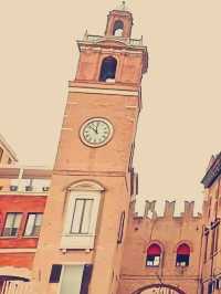 Time in Solitude: A Quiet Afternoon at the Clock Tower of Porta Reno, Ferrara