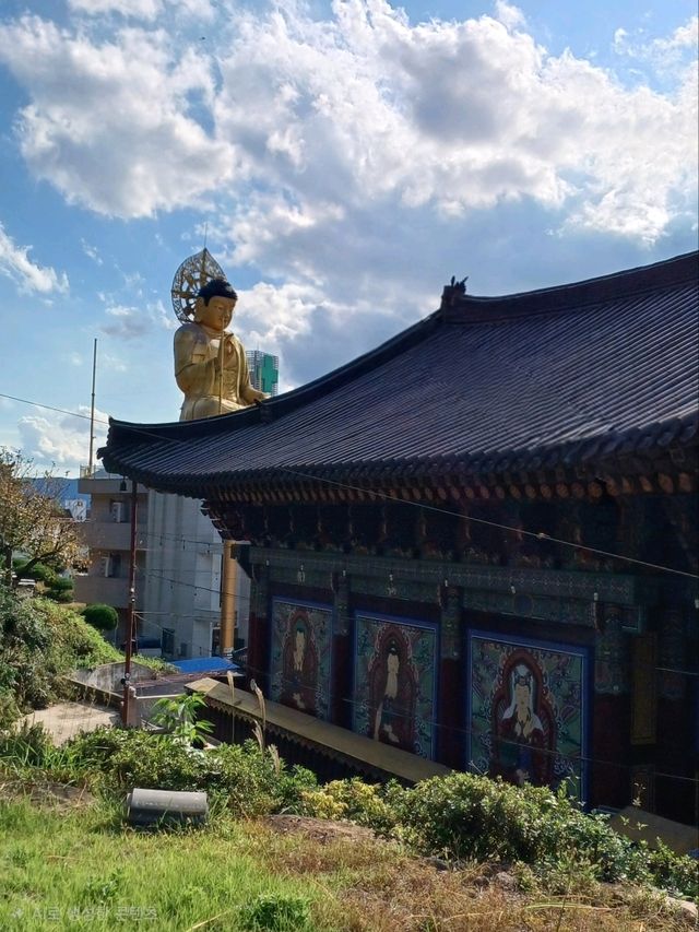 다양한 석상이 반겨주는 김해 대법륜사🪷