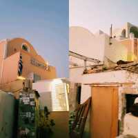 노을이 창가에 머물던 하루, Santorini