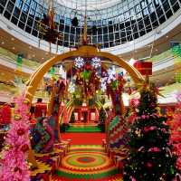 Colourful festive décor at Penang Queensbay