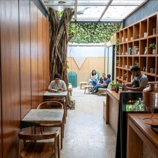 Nice hangout for football fans