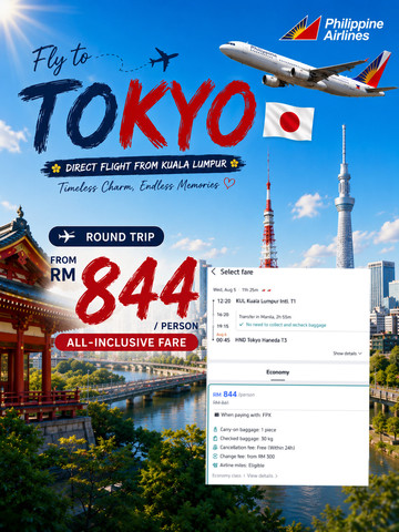 ✈️ 東京への往復航空券がRM844？！🇯🇵 さあ、荷造りの時間だ