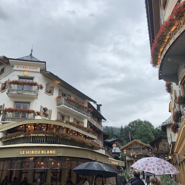 Megeve  authentic village in France