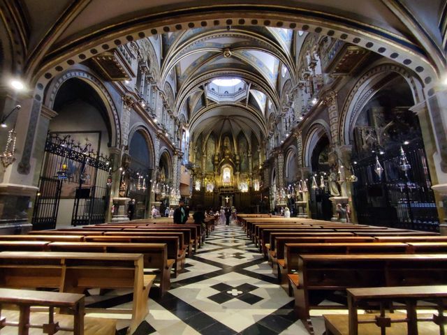 The majestic Abbey of Montserrat 