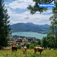 Tranquil Tegernsee with a view of the alps!