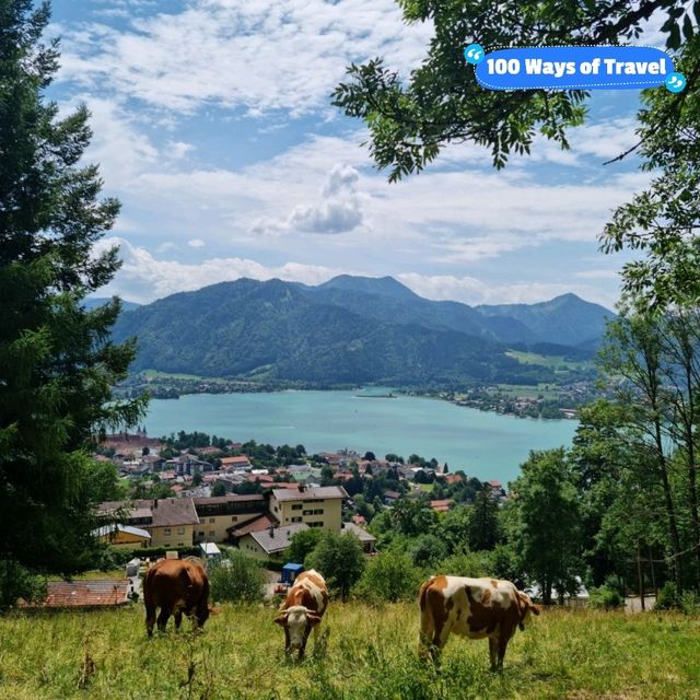 Tranquil Tegernsee with a view of the alps!