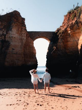 Golden Hour Magic at Praia dos Estudantes — Perfect Photo Spot in Lagos