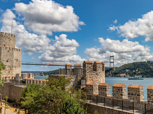 Ocean side fortress in Istanbul 