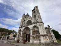 Beautiful gothic church in Normandy 
